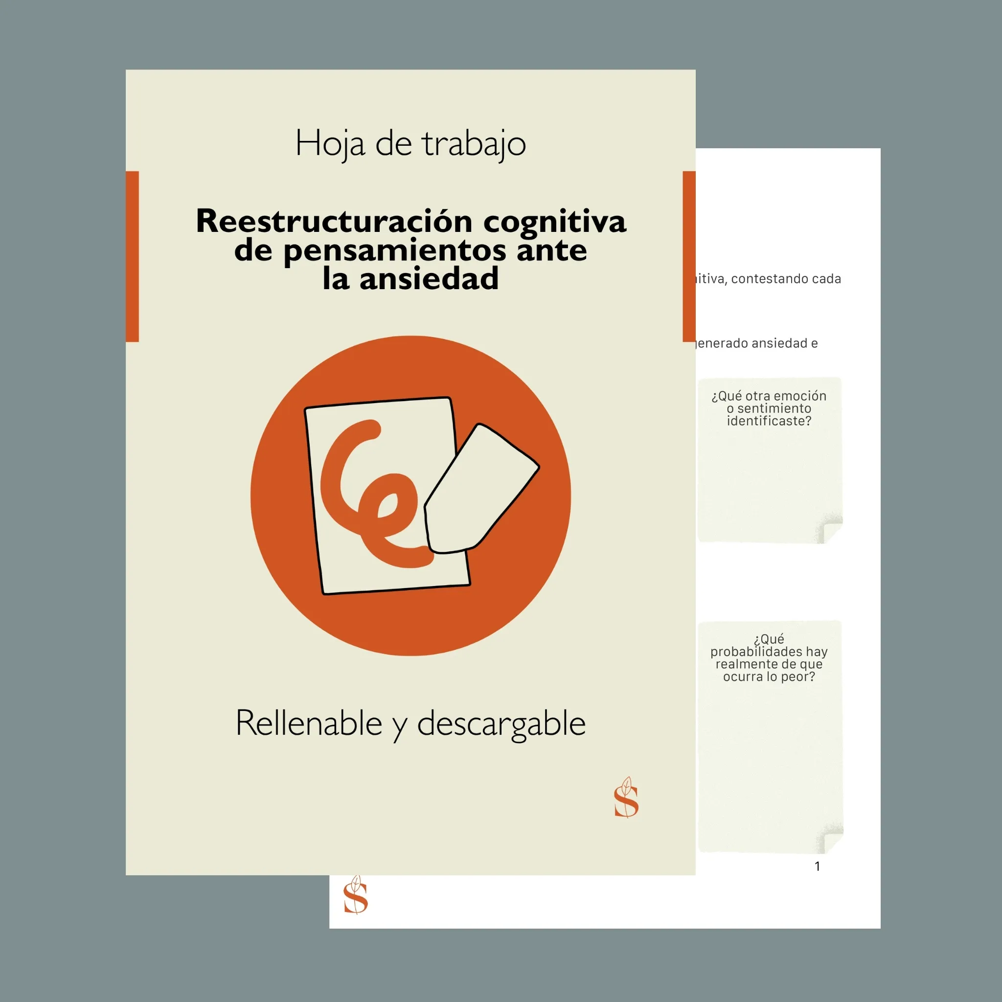 Hoja de Trabajo de Reestructuración Cognitiva