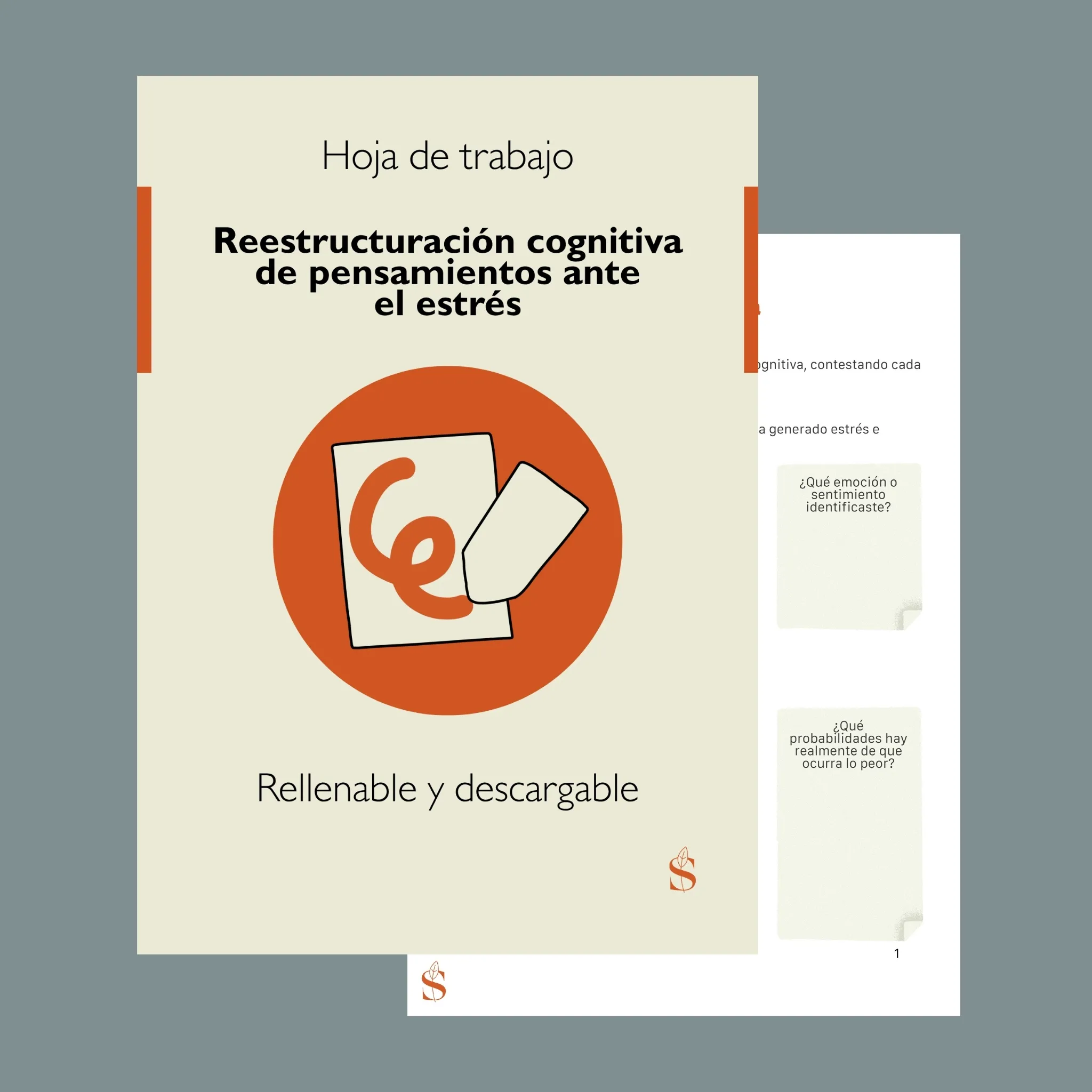 Hoja de Trabajo de Reestructuración Cognitiva
