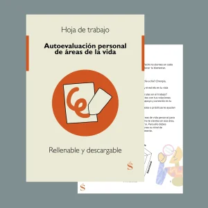 Autoevaluación personal de áreas de la vida